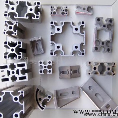 北京工業鋁型材 流水線型材 扁帶八棱柱 展架型材