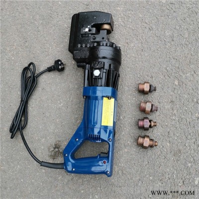 高空用手提角鐵沖孔機 液壓銅鋁板打眼機 沖眼機報價