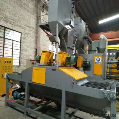 通過式拋丸機(jī)模具紋理處理噴砂機(jī)佛山高效率噴沙機(jī)鋁型材處理打沙機(jī)廠