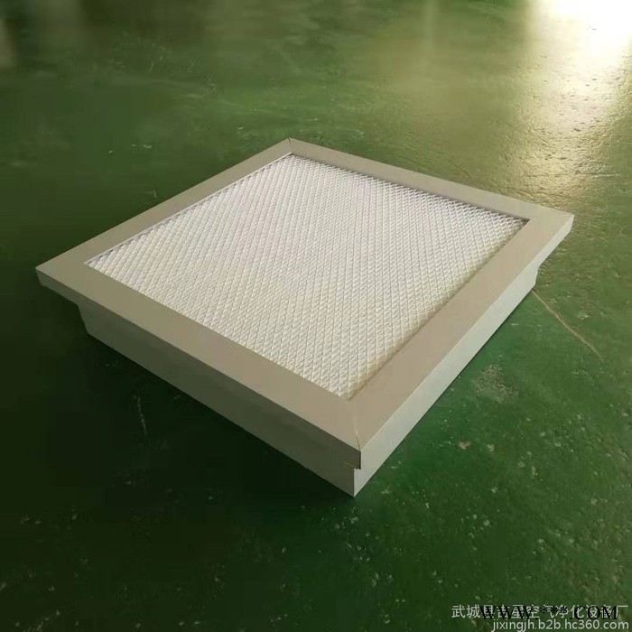 波紋型鋁箔隔板高效過濾器鋁型材阻力低、容塵量大FFU凈化器
