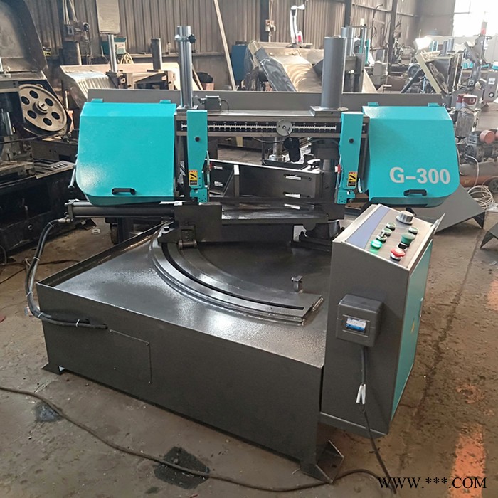 角度鋸床 0-60度任意切割帶鋸床  方鋼槽鋼鋁型材角度切割機 浩順液壓機械  **供應各種規格型號鋸床