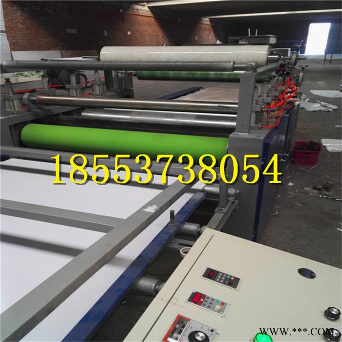 全自動卷材貼紙機高分子膜鋁板貼面機熱壓不起皺貼紙機**