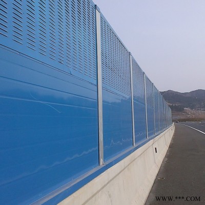 【仁美】景觀臺(tái)隔音屏障墻 高速公路金屬百葉孔隔音墻 鋁板吸音聲屏障