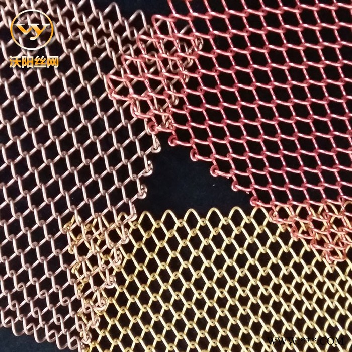 金屬布簾裝飾網 鋁板幕墻裝飾網 編織勾花裝飾網 玻璃夾層裝飾網 沃陽現貨直銷