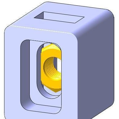 工業(yè)鋁型材 間隔連接塊 鋁型材連接件 鋁材 配件 型材 PM