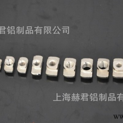工業鋁型材配件 鍍鋅鋼T型螺母 緊固件 連接件 大量現貨