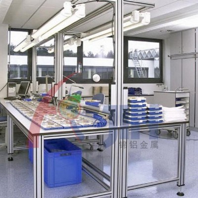 非標定制工業鋁型材工作臺 展示架 可根據圖紙加工定做