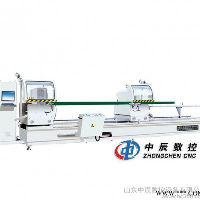 鋁門窗型材幕墻型材工業(yè)數(shù)控任意角雙頭切割鋸 鋁型材切割機