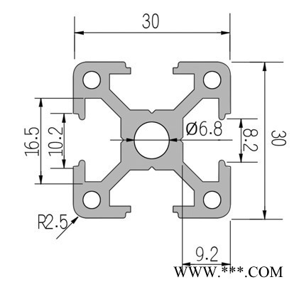 貝派BP-8-3030W工業(yè)鋁型材，可定做，歡迎咨詢