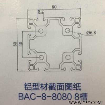 山東藍思鋁業科技8080 工業鋁型材