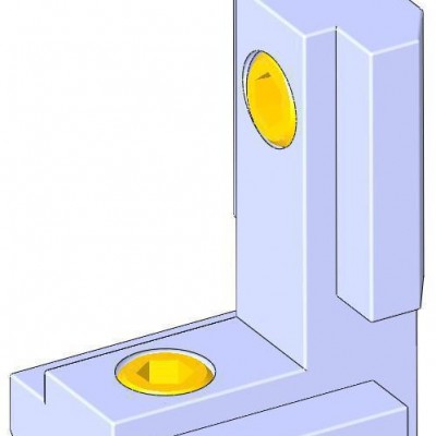 工業鋁型材連接件 鋁材配件 RC8-OUT 型材加工