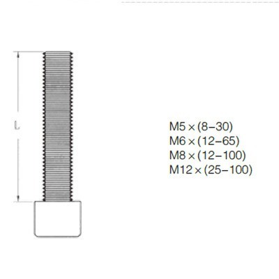 上海啟域鋁型材配件之圓柱頭螺栓