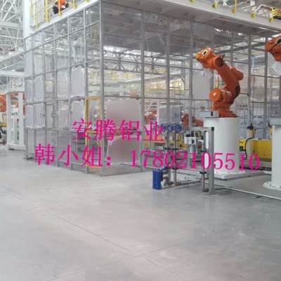 鋁型材安全圍欄/機械設備防護欄/上海鋁型材安全圍欄 有機玻璃防護欄