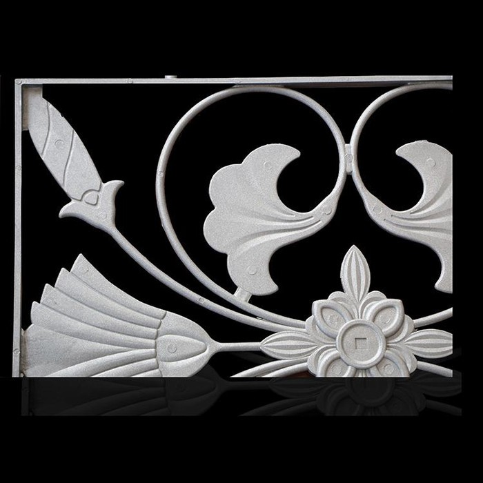 占勝 鋅鋼護欄配件鋁鑄花 HL-001百合花  500*600