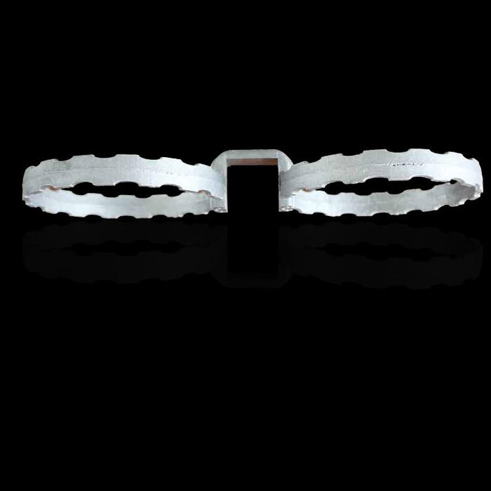 廠家供應庭院護欄配件鋁鑄花HL-028雙環