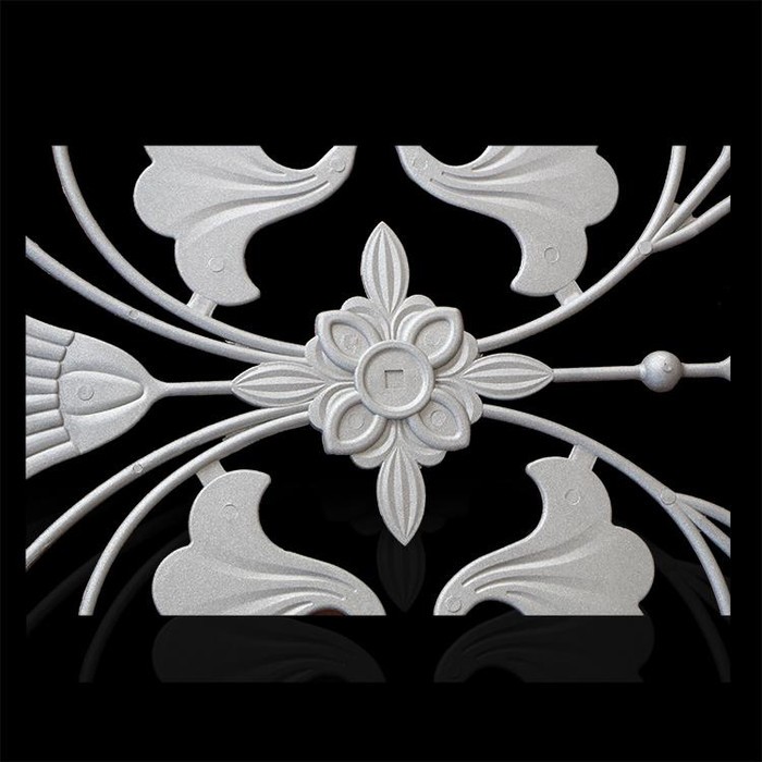 廠家供應鋅鋼護欄配件鋁鑄花別名百合花