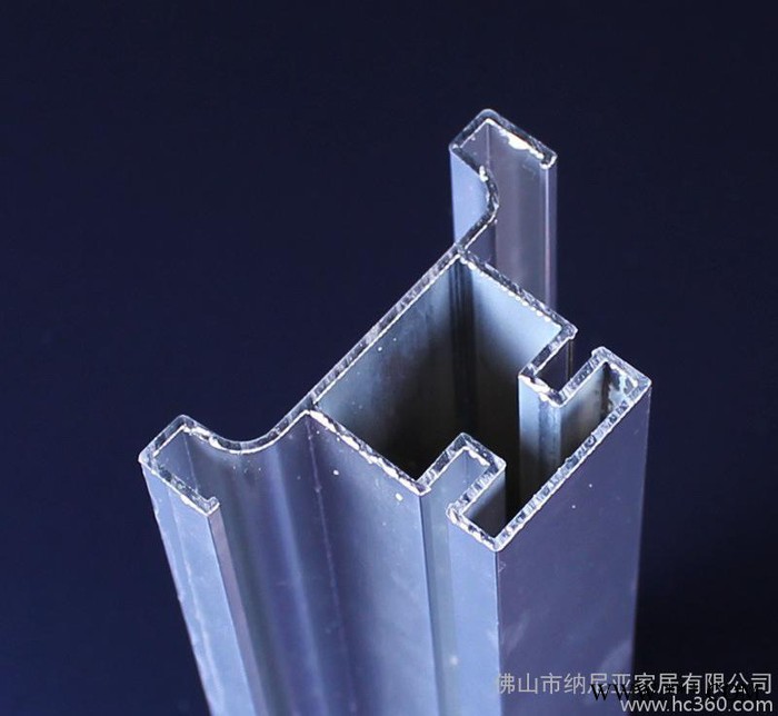 新款立柜門鋁合金免拉手 櫥柜隱藏門拉手 生產深加工立柜鋁材