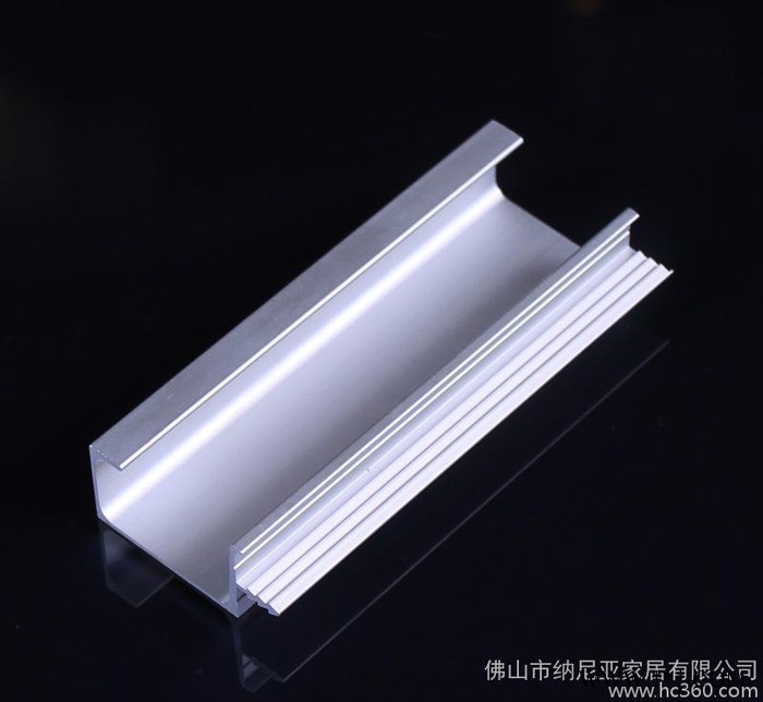 可定做加工櫥柜、衣柜等家具鋁合金封邊拉手 佛山專業鋁材