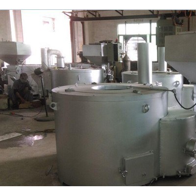 金皇鋁合金熔煉化爐融化爐生物顆粒坩堝集中熔化爐 鋅合金壓鑄機