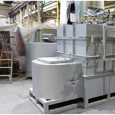 800公斤溶解保溫爐 連續式熔解保持爐 連續式化鋁爐 池式熔化爐 鋁液熔化爐 熔鋁爐