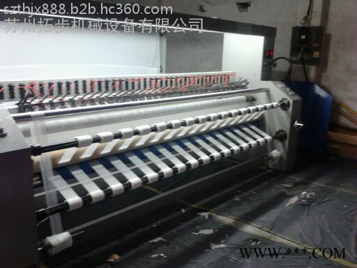 拓步機(jī)械供應(yīng)TB-RQT 熱切分條機(jī)冰絲涼席提花布料分切機(jī)窗簾面料電熱開邊直條機(jī)