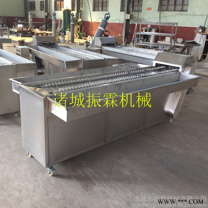 高速雞爪分切機 大爪切小爪設備 毛料雞爪漂燙脫皮清洗分割全自動流水線