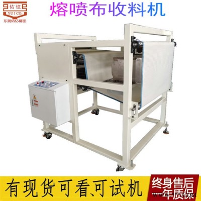 佑億生產熔噴布成網收卷分切機 寬幅2000 1600無紡布自動收料機廠家