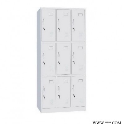 冷軋板更衣柜鐵皮六門員工儲物柜6門浴室防銹9門更衣柜九門可定制