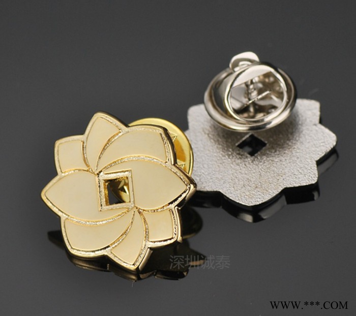 上色金屬胸針，上油漆胸章，深圳電鍍徽章