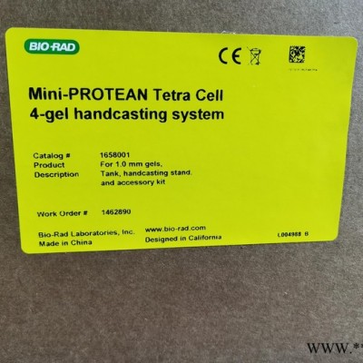 Biorad/美國伯樂Mini-PROTEANTetra電泳槽（小型垂直電泳）165-8001 現貨