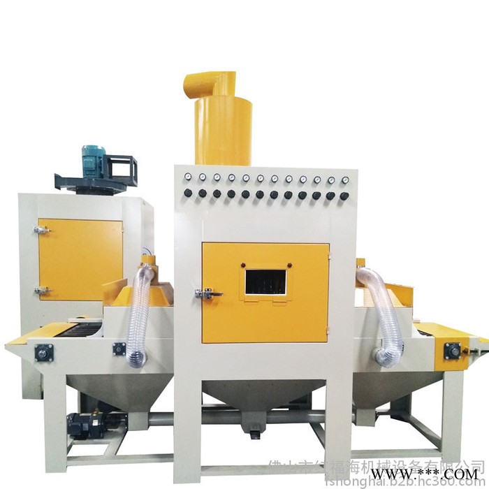 紅海機械自動噴砂機電泳掛具脫漆處理噴砂機吊鉤式拋丸機**制造商