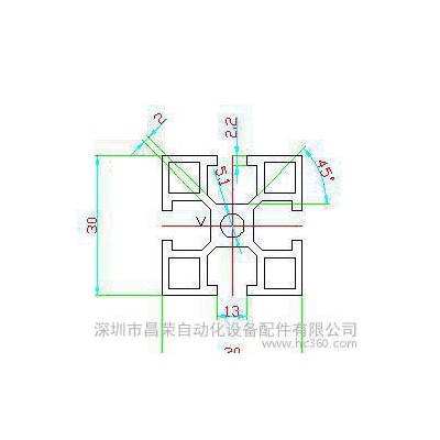 直銷 機架電泳鋁材 流水線鋁材 3030電泳鋁材 國標 歐標