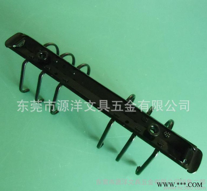 源洋獨模生產：6孔D型夾 **環保文具五金夾子 一寸電泳黑色夾子