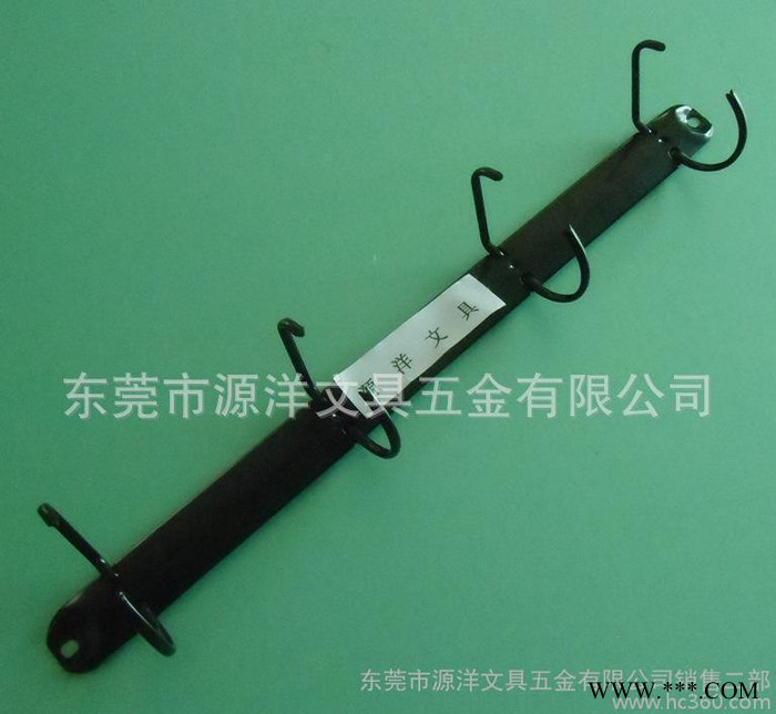 大量生產　電泳黑色4孔夾　PD292-4-25/20 四孔夾 文具夾環保質量