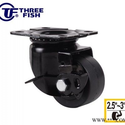 中山铔鑫嘉鎰 TF 機柜腳輪 低重心腳輪 不銹鋼 電泳 MC PU 尼龍 腳輪
