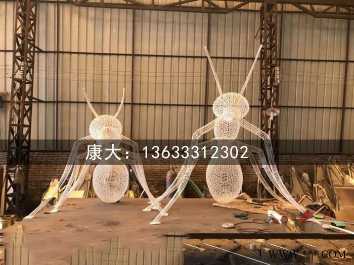 康大雕塑不銹鋼廠家定制金屬鏡面電鍍動物螞蟻雕塑戶外昆蟲擺件旅游區