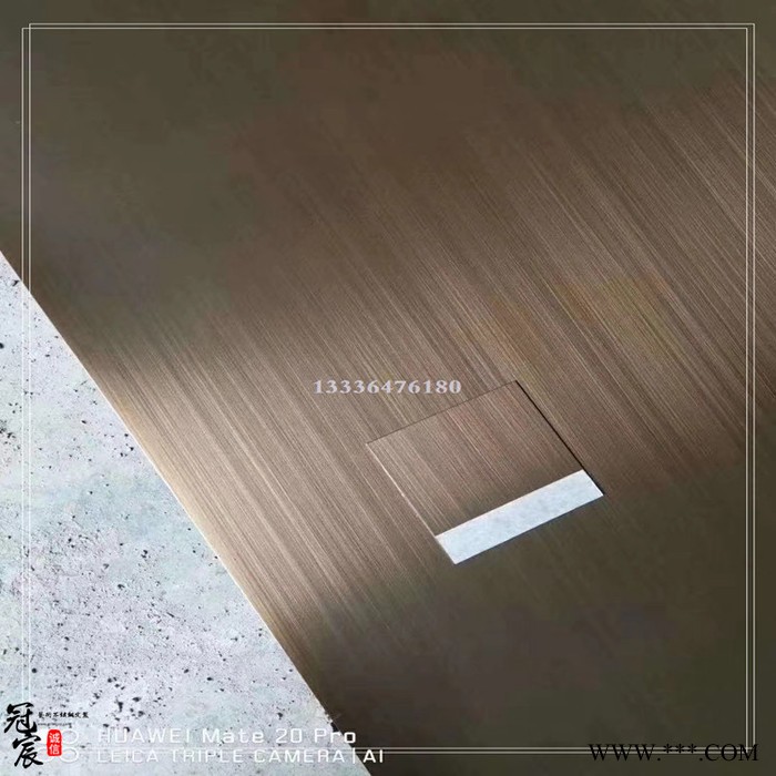 遼寧供應不銹鋼發黑拉絲古銅板 電鍍彩色板 支持剪折刨壓槽加工