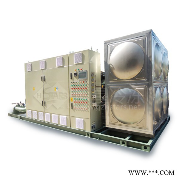 宏星定制一體型冷水機組 電鍍冷水機，可移動的冷水機組