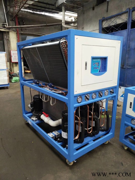 風(fēng)冷式制冷機(jī) 工業(yè)冷水機(jī)廠家供應(yīng) 琴江QJ-5F風(fēng)冷式冷水機(jī) 電鍍專用冷水機(jī)