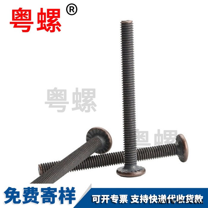 電鍍古銅色倒邊內(nèi)六角螺栓 平頭家具內(nèi)六角螺絲