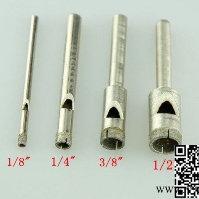 曼德MDR-14 金剛石工具用于玻璃玉石打孔開孔水鉆鉆頭電鍍金剛石 硬質合金深孔鉆頭 電動工具配件水鉆鉆頭