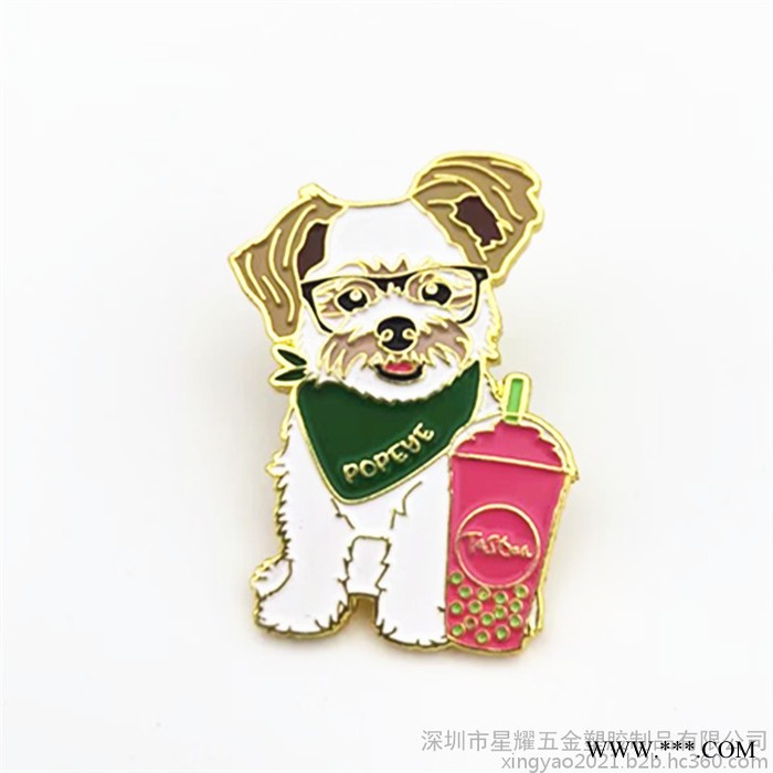 星耀廠家生產徽章 金屬徽章定制 電鍍黑鎳烤漆胸章金屬徽章