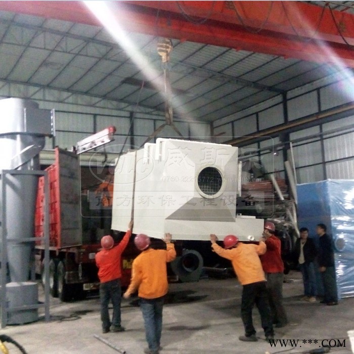 臥式廢氣噴淋洗滌塔 電鍍電解酸霧堿霧廢氣處理凈化設備設計定制生產 臥式廢氣處理設備