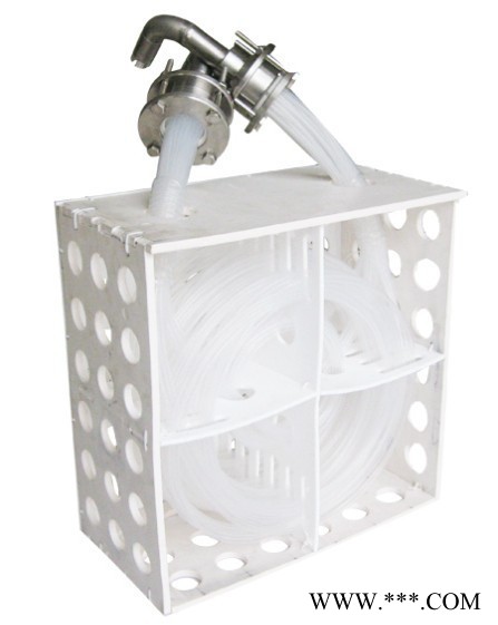 翰運鐵氟龍交換器   專業設計表面電鍍酸性鍍銅溶液換熱鐵氟龍交換器廠家  換熱器定制