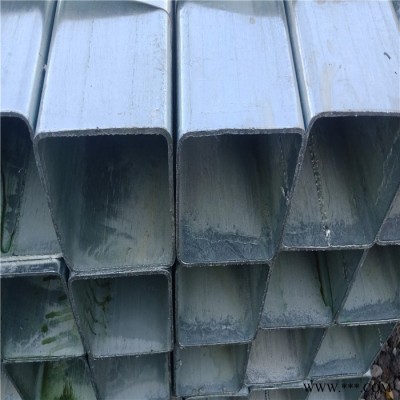 方管 鍍鋅方管 電鍍鋅方管方通 20*50*1.2薄壁方矩管 彩鋼用鍍鋅帶方管 現貨20*20-500*500 非標定做