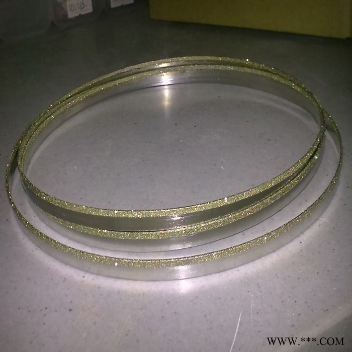 曼德MD10518金剛石工具 不銹鋼電鍍金剛石無接口鋸條 臥帶式磨光機切割陶瓷玻璃水晶工具金屬鋸條