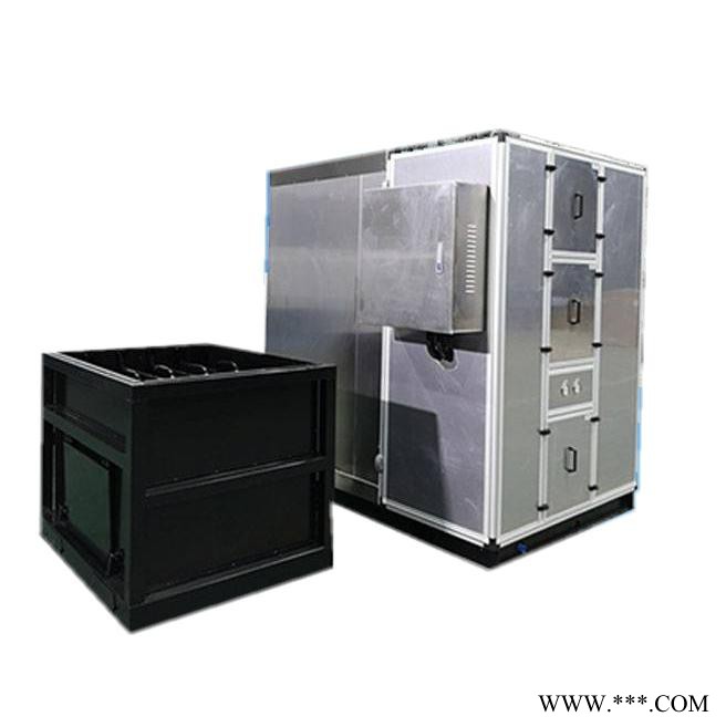 南京電鍍污泥 線路板廠空氣能污泥低溫干化設備** 叉車上料小型污泥低溫干化箱式設備定制 網帶式熱泵烘干流水線