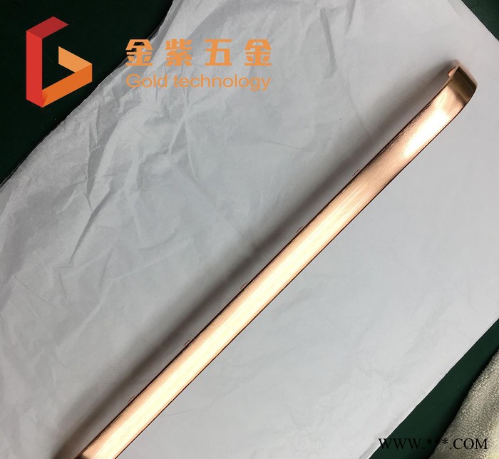 電鍍紅銅五金加工 電鍍拉絲 電鍍玫瑰金拉絲噴油 深圳電鍍廠