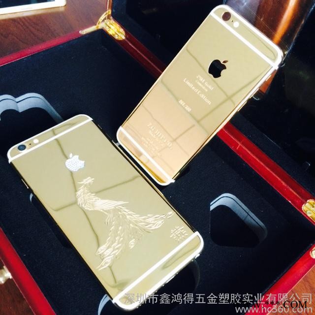 電鍍加工 iphone電鍍黃金版 鋁合金電鍍 深圳專業電鍍廠