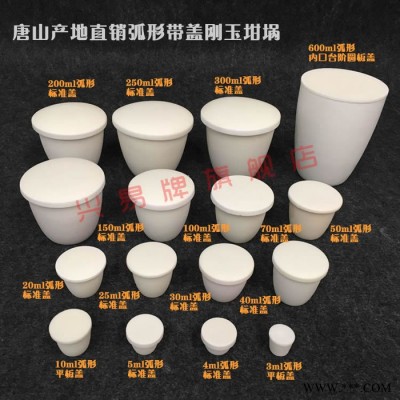 ** 99氧化鋁  100ml帶蓋剛玉坩堝